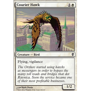 Magic löskort: Conspiracy: Courier Hawk