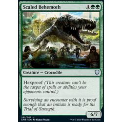 Magic löskort: Commander Legends: Scaled Behemoth