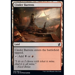 Magic löskort: Commander 2019: Cinder Barrens