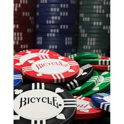 Bicycle: 100 Poker Chip Set with Tray