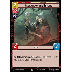 Star Wars: Unlimited Löskort: Legends of the Force: Acolyte of the Beyond