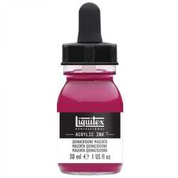 Acrylic Ink: Quinacridone Magenta (30ml)
