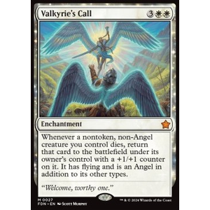 Magic löskort: Magic: The Gathering Foundations: Valkyrie's Call