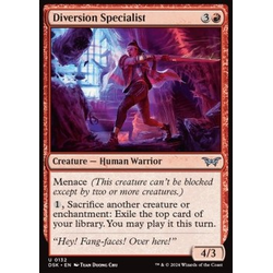Magic löskort: Duskmourn: House of Horror: Diversion Specialist (Foil)