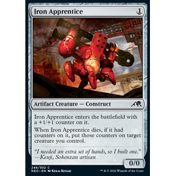Magic löskort: Kamigawa: Neon Dynasty: Iron Apprentice