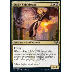 Magic Löskort: Strixhaven: School of Mages: Owlin Shieldmage