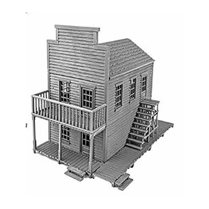Dead Man's Hand: Two Storey Building Plastic Kit