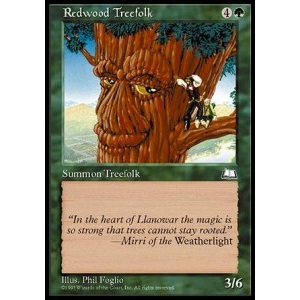 Magic löskort: Weatherlight: Redwood Treefolk