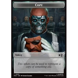 Magic löskort: Commander: Marvel Super Heroes: Copy Token // Soldier Token (W 1/1)
