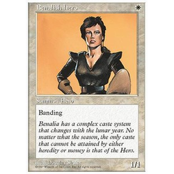 Magic löskort: 5th Edition: Benalish Hero