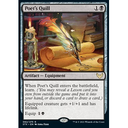 Magic Löskort: Strixhaven: School of Mages: Poet's Quill