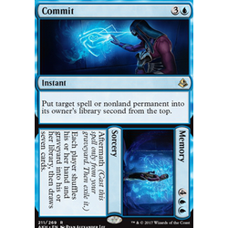 Magic löskort: Amonkhet: Commit // Memory