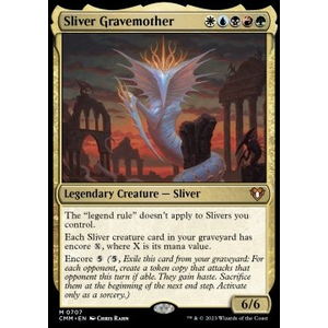 Magic löskort: Commander Masters: Sliver Gravemother (Foil)