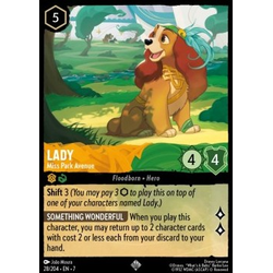 Lorcana Löskort: Archazia’s Island: Lady - Miss Park Avenue (Foil)