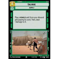 Star Wars: Unlimited Löskort: Jump to Lightspeed: Salvage