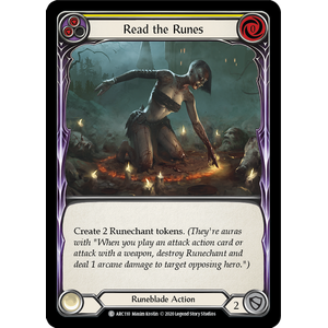 FaB Löskort: Arcane Rising Unlimited: Read the Runes (Yellow)