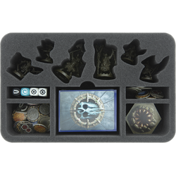 Feldherr Warhammer Underworlds: Half-Size Foam 50mm for Beastgrave Grashrak's Despoilers - 11 Slots