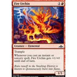 Magic löskort: Guilds of Ravnica: Fire Urchin (Foil)