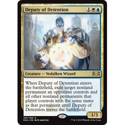 Magic löskort: Ravnica Allegiance: Deputy of Detention (Foil)