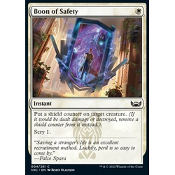 Magic löskort: Streets Of New Capenna: Boon of Safety (Foil)