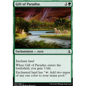 Magic löskort: Amonkhet: Gift of Paradise