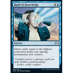 Magic löskort: Double Masters: Rush of Knowledge