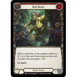 FaB Löskort: Everfest 1st Edition: Bad Beats (Red) (Rainbow Foil)