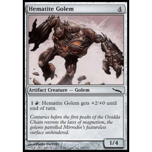 Magic löskort: Mirrodin: Hematite Golem
