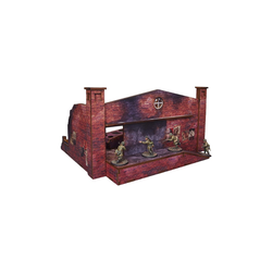 Pre-Painted WW2 Ostfront Stalingrad Factory Back with Ramp (UV-printed) (MDF)