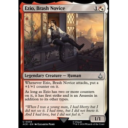 Magic löskort: Assassin's Creed: Ezio, Brash Novice (Foil)