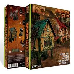 Broken City - Cardboard Terrain Set