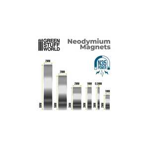 Neodymium Magnets 8x2mm (50) (N35)