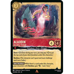Lorcana Löskort: Whispers in the Well: Aladdin - Barreling Through