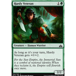 Magic löskort: Rivals of Ixalan: Hardy Veteran