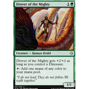 Magic löskort: Ixalan: Drover of the Mighty