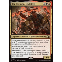 Magic löskort: Magic: Aetherdrift: Far Fortune, End Boss (Foil)