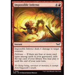 Magic löskort: Duskmourn: House of Horror: Impossible Inferno