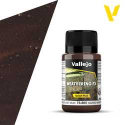 Vallejo Weathering FX: Brown Splash Mud (40ml)