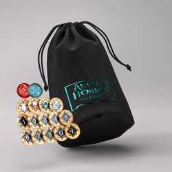 Gamegenic: Arkham Horror Chaos Tokens & Token Bag