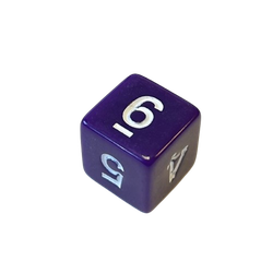Opaque: Purple/White (D6)