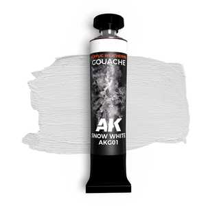 Acrylic Weathering Gouache: Snow white (20ml)