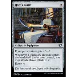 Magic löskort: Commander Masters: Hero's Blade