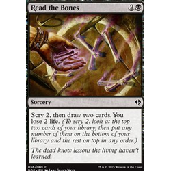 Magic löskort: Zendikar vs Eldrazi: Read the Bones