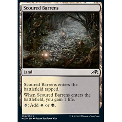 Magic löskort: Kamigawa: Neon Dynasty: Scoured Barrens