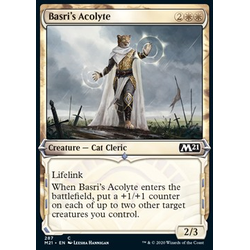 Magic löskort: Core Set 2021: Basri's Acolyte (alternative art) (Foil)