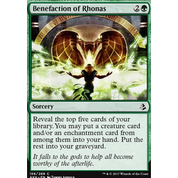 Magic löskort: Amonkhet: Benefaction of Rhonas
