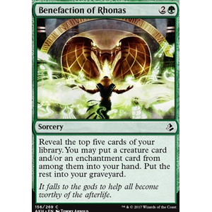 Magic löskort: Amonkhet: Benefaction of Rhonas