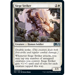Magic löskort: Core Set 2021: Siege Striker (Foil)