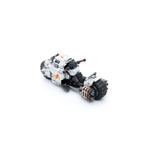 Warhammer 40,000 Vehicle 1/18 – White Scars Raider-pattern Combat Bike 22 cm