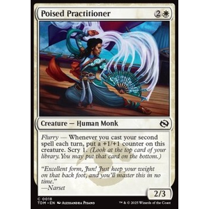 Magic löskort: Tarkir: Dragonstorm: Poised Practitioner (Foil)